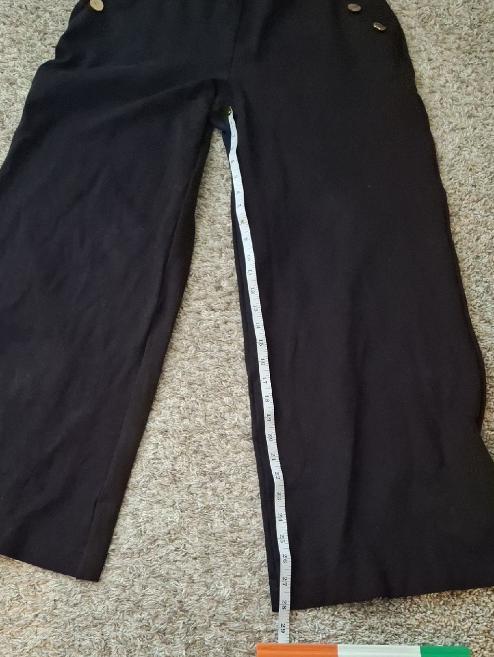 Spanx Button Pull On Wide Leg Pants - Picture 5 of 11